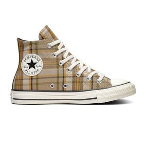 Plaid High Top Converse
